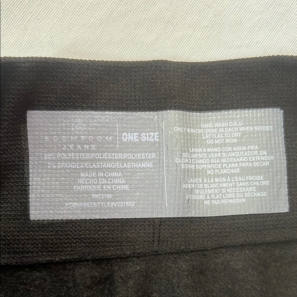 Boom Boom Jeans Black High-Waist Leggings - Picture 3 of 6